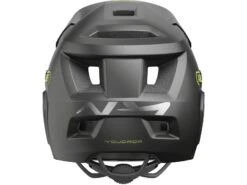 ABUS YouDrop FF Jugend-Fahrradhelm, Velvet Black -Motorradzubehör Geschäft 03419 ff youdrop shiny black rear cmyk 3 3038