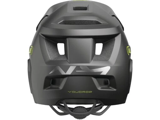 ABUS YouDrop FF Jugend-Fahrradhelm, Velvet Black -Motorradzubehör Geschäft 03419 ff youdrop shiny black rear cmyk 3 3038