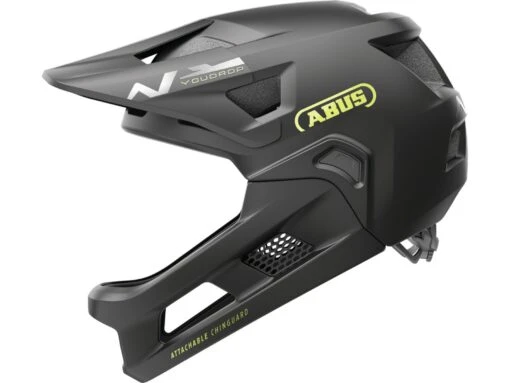 ABUS YouDrop FF Jugend-Fahrradhelm, Velvet Black -Motorradzubehör Geschäft 03419 ff youdrop shiny black side cmyk 3 3035