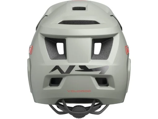 ABUS YouDrop FF Jugend-Fahrradhelm, Chalk Grey -Motorradzubehör Geschäft 03422 ff youdrop chalk grey rear cmyk 3 3032