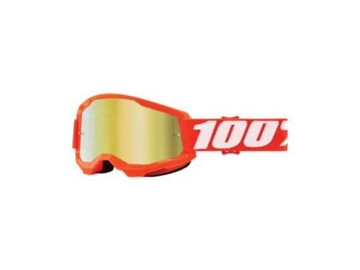 100% Strata 2 Orange – Mirror Gold Motocross Brille -Motorradzubehör Geschäft 100 strata 2 orange 4090