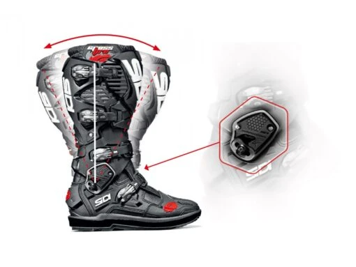 SIDI Crossfire 3 Motocross Stiefel, Schwarz -Motorradzubehör Geschäft 107 172 gallery pop hyper extension block ab 1003447