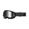 100% Strata 2 Junior Black Motocross Brille