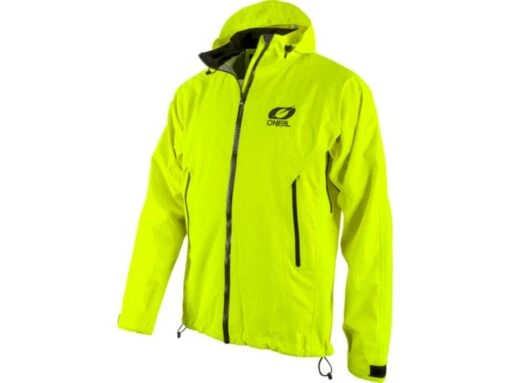 O´Neal Tsunami Fahrrad Regenjacke -Motorradzubehör Geschäft 2018 oneal tsunami rain jacket neon yellow 5646