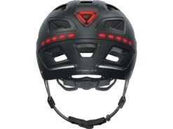 Abus HYBAN 2.0 LED Fahrradhelm -Motorradzubehör Geschäft 4003318614583 hyban 2 0 led signal black rear cmyk 3 4452