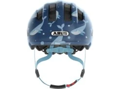 Abus Smiley 3.0 Fahrrad-Kinderhelm, Blue Whale -Motorradzubehör Geschäft 672620 smiley 3 0 blue whale front cmyk 3 5155