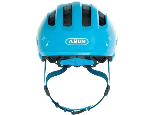 Abus Smiley 3.0 Fahrrad-Kinderhelm, Blue Croco -Motorradzubehör Geschäft 672644 smiley 3 0 blue croco front cmyk 2318