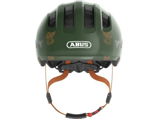 Abus Smiley 3.0 Fahrrad-Kinderhelm, Green Robo -Motorradzubehör Geschäft 672682 smiley 3 0 green robo front cmyk 3 5157