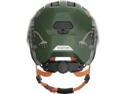 Abus Smiley 3.0 Fahrrad-Kinderhelm, Green Robo -Motorradzubehör Geschäft 672682 smiley 3 0 green robo rear cmyk 3 5158