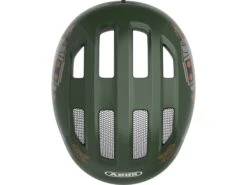 Abus Smiley 3.0 Fahrrad-Kinderhelm, Green Robo -Motorradzubehör Geschäft 672682 smiley 3 0 green robo top cmyk 3 5159