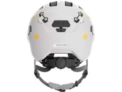 Abus Smiley 3.0 Fahrrad-Kinderhelm, Grey Police -Motorradzubehör Geschäft 672705 smiley 3 0 grey police rear cmyk 2328