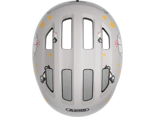 Abus Smiley 3.0 Fahrrad-Kinderhelm, Grey Police -Motorradzubehör Geschäft 672705 smiley 3 0 grey police top cmyk 2326