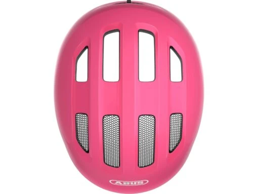 Abus Smiley 3.0 Fahrrad-Kinderhelm, Shiny Pink -Motorradzubehör Geschäft 672729 smiley 3 0 shiny pink top cmyk 2332