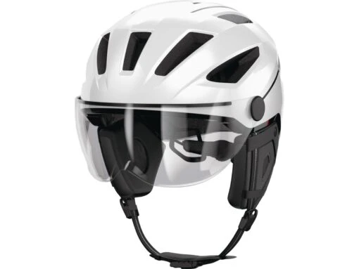 Abus Pedelec 2.0 ACE Fahrradhelm, Pearl White -Motorradzubehör Geschäft 67338 pedelec 2 0 ace pearl white quater front 3 5171