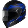 IXS 1100 2.3 Motorradhelm, Mattschwarz-blau