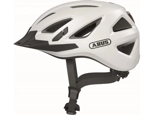 Abus Urban-I 3.0 Fahrradhelm, Polar White -Motorradzubehör Geschäft 86859 urban i 3 0 polar white side 2263