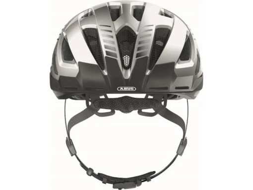 Abus Urban-I 3.0 Fahrradhelm, Silber -Motorradzubehör Geschäft 86875 urban i 3 0 signal silver front 2277