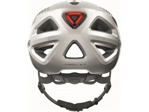 Abus Urban-I 3.0 Fahrradhelm, Silber -Motorradzubehör Geschäft 86875 urban i 3 0 signal silver rear 2278