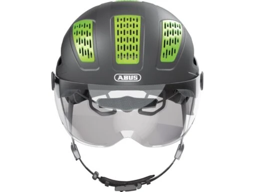 ABUS Hyban 2.0 ACE Fahrradhelm, Titan -Motorradzubehör Geschäft 86937 hyban 2 0 ace titan front abus 640 2877