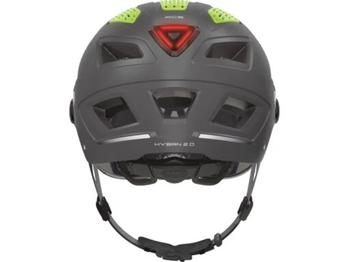 ABUS Hyban 2.0 ACE Fahrradhelm, Titan -Motorradzubehör Geschäft 86937 hyban 2 0 ace titan rear abus 640 2880