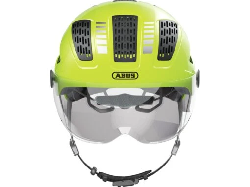 ABUS Hyban 2.0 ACE Fahrradhelm, Signal Yellow -Motorradzubehör Geschäft 86940 hyban 2 0 ace signal yellow front 3 2912