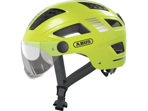 ABUS Hyban 2.0 ACE Fahrradhelm, Signal Yellow -Motorradzubehör Geschäft 86940 hyban 2 0 ace signal yellow side 3 2909