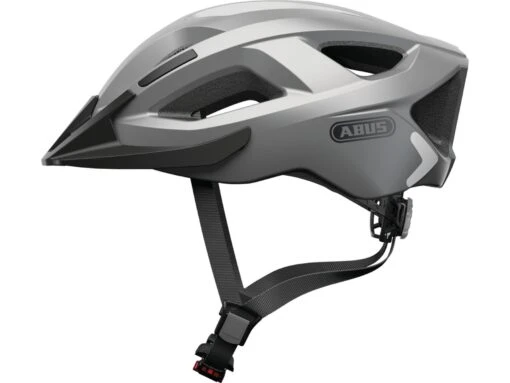 Abus Aduro 2.0 Fahrradhelm, Glare Silver -Motorradzubehör Geschäft 86981 aduro 2 0 glare silver side 3 5197