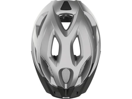 Abus Aduro 2.0 Fahrradhelm, Glare Silver -Motorradzubehör Geschäft 86981 aduro 2 0 glare silver top 3 5200
