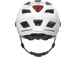 ABUS Hyban 2.0 ACE Fahrradhelm, Polar White -Motorradzubehör Geschäft 86997 hyban 2 0 ace polar white rear 3 2916