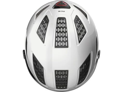 ABUS Hyban 2.0 ACE Fahrradhelm, Polar White -Motorradzubehör Geschäft 86997 hyban 2 0 ace polar white top 3 2915