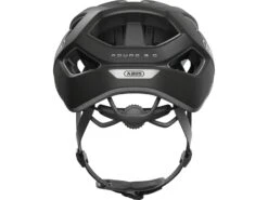 Abus Aduro 3.0 Velvet Black Fahrrad Helm -Motorradzubehör Geschäft 90325 aduro 3 0 velvet black rear 3 5851