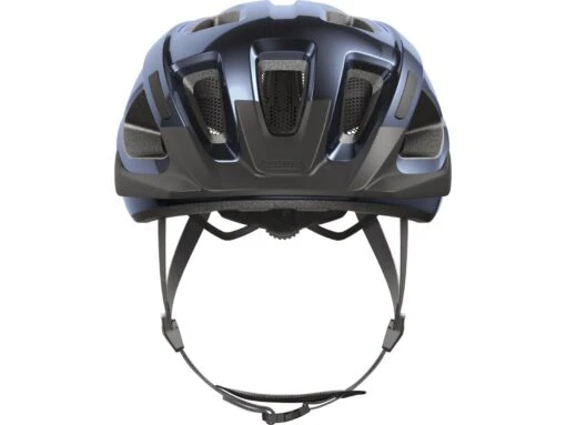 Abus Aduro 3.0 Midnight Blue Fahrrad Helm -Motorradzubehör Geschäft 91268 aduro 3 0 midnight blue front 3 5838