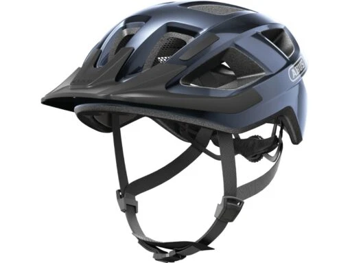 Abus Aduro 3.0 Midnight Blue Fahrrad Helm -Motorradzubehör Geschäft 91268 aduro 3 0 midnight blue quarter front 3 5841