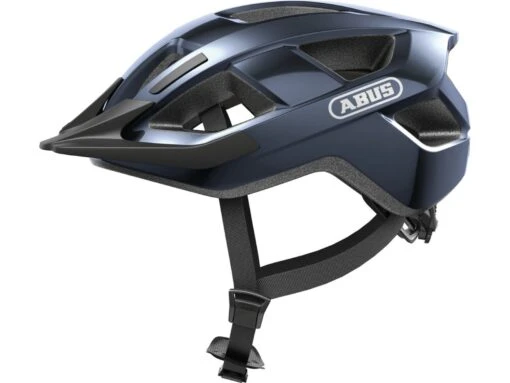 Abus Aduro 3.0 Midnight Blue Fahrrad Helm -Motorradzubehör Geschäft 91268 aduro 3 0 midnight blue side 3 5837