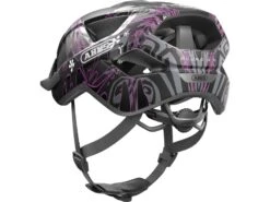 Abus Aduro 3.0 Maori Blackberry Fahrrad Helm -Motorradzubehör Geschäft 91736 aduro 3 0 maori blackberry quarter rear 3 5866