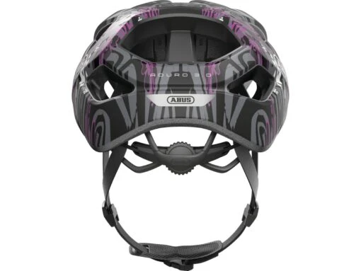 Abus Aduro 3.0 Maori Blackberry Fahrrad Helm -Motorradzubehör Geschäft 91736 aduro 3 0 maori blackberry rear 3 5863
