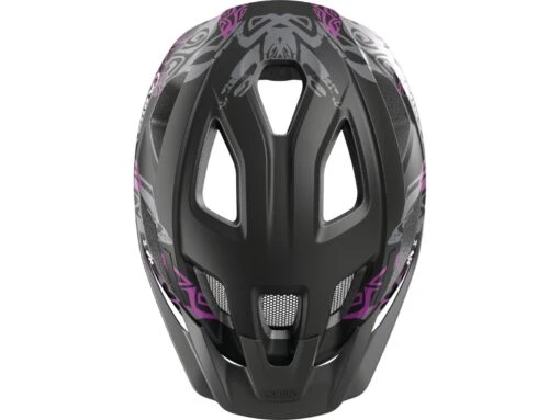 Abus Aduro 3.0 Maori Blackberry Fahrrad Helm -Motorradzubehör Geschäft 91736 aduro 3 0 maori blackberry top 3 5864
