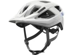 Abus Aduro 3.0 White Art Fahrrad Helm -Motorradzubehör Geschäft 91739 aduro 3 0 white art quarter front 3 5859