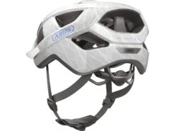 Abus Aduro 3.0 White Art Fahrrad Helm -Motorradzubehör Geschäft 91739 aduro 3 0 white art quarter rear 3 5860