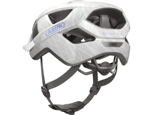 Abus Aduro 3.0 White Art Fahrrad Helm -Motorradzubehör Geschäft 91739 aduro 3 0 white art quarter rear 3 5860
