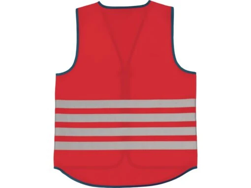 Abus Day Vest Red Fahrrad Weste -Motorradzubehör Geschäft 96026 day vest back rot 3 5296