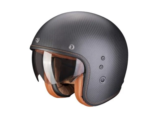 Scorpion Belfast Carbon Evo Jethelm -Motorradzubehör Geschäft a scorpionbelfastcarbevo solid matbla getstung 997