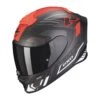 Scorpion Exo-R1 Evo Carbon Air Supra Motorradhelm, Matt Carbon-rot-weiss