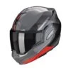 Scorpion Exo-Tech Evo Genre Klapphelm, Grau-schwarz-rot
