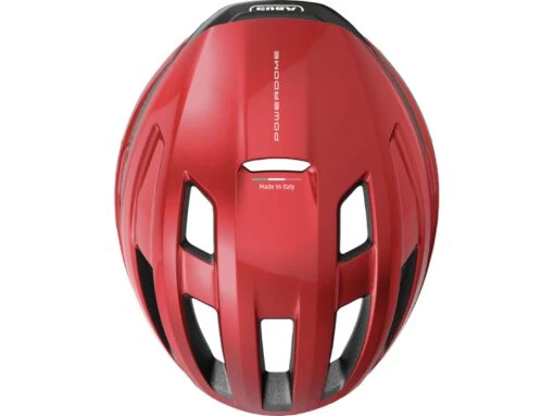 Abus PowerDome Fahrrad Helm, Blaze Red -Motorradzubehör Geschäft abus powerdome blaze red top 4007