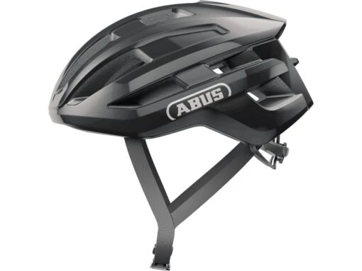 Abus PowerDome Fahrrad Helm, Shiny Black -Motorradzubehör Geschäft abus powerdome shiny black 3997