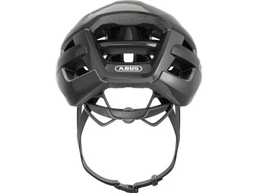 Abus PowerDome Fahrrad Helm, Shiny Black -Motorradzubehör Geschäft abus powerdome shiny black back 4000