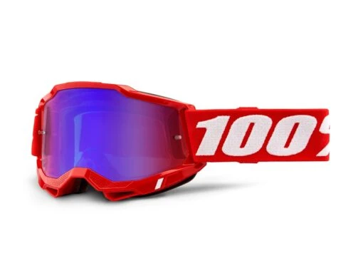 100% Accuri 2 Extra Red Motocross Brille -Motorradzubehör Geschäft accuri2 0 50221 254 03 473