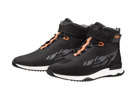 LS2 Acrux Motorradschuhe -Motorradzubehör Geschäft acrux man boots blk orange stitching gearshift lever 10 3543