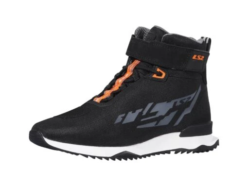LS2 Acrux Motorradschuhe -Motorradzubehör Geschäft acrux man boots blk orange stitching gearshift lever 14 3541